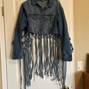 Fashion Nova Blue Denim Jacket